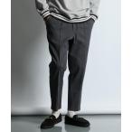 ショッピングストレッチ チノパン 「WEB限定アイテム」「GUM STRETCH」CENTER CREASE TAPERED PANTS：超伸縮「ガムストレッチ」センタークリ