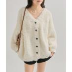 カーディガン ループボタン カーディガン レディース
