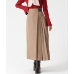 ショッピングドゥ スカート 2025秋冬新作 ダブルベルトアシメプリーツスカート