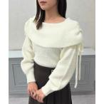 ショッピングドゥ ニット セーター 2025秋冬新作 オフショルミドルゲージニット レディース