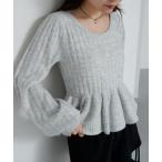 ショッピングバルーン ニット セーター 「SETUP対応」バルーンリブニット レディース