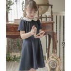 「Catherine Cottage」 「KIDS」半袖ワンピース 150 ネイビー キッズ