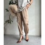 「DouDou」 カーゴパンツ FREE ベージュ レディース