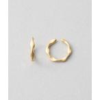 イヤリング フープイヤリング ウェービー レディース