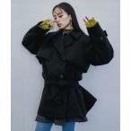 トレンチコート コート ウーリーテックトレンチミドルコート(HARE) レディース