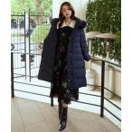ショッピングダウンコート ダウンコート ダウンジャケット FOXファー付きミドルロングダウン レディース