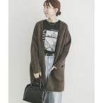 コート アウター ニットガウン レディース