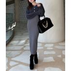 ワンピース シャギーカーデセットワンピース 秋服 冬服