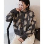 カーディガン 「２WAY」レオパード柄カーディガン レディース