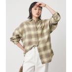 ブラウス シャツ コットン ネル チェック シャツ レディース