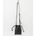 ショルダーバッグ PATRICK STEPHAN/パトリックステファン/Leather cell phone bag 'drawstring'/ショル