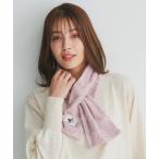 マフラー ストール MOOMIN ムーミン リトルミイ ワッペン付 差込み刺繍マフラー レディース