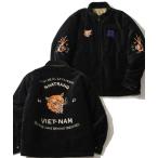 ショッピングTOKYO スカジャン 「HOUSTON/ヒューストン」 REVERSIBLE VIETNAM JACKET / リバーシブル ヴェトナム ジャケット メンズ レ