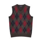 ベスト ジレ アーガイル ベスト メンズ
