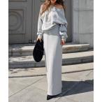 ショッピングセットアップ レディース セットアップ スウェットスカートセットアップ レディース