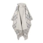 ショッピングポンチョ ポンチョ リバーブランケット フーテッドポンチョ レディース