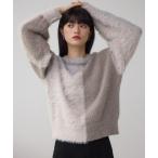 ニット セーター コンビネーションバイカラーニット レディース