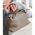 ハンドバッグ ステッチデザインハンドルバッグ