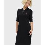 ショッピングフレッドペリー ワンピース Ribbed Knitted Polo Shirt Dress／リブニットポロシャツワンピース