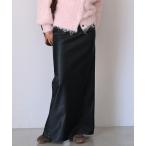 スカート Iラインマキシスカート