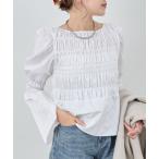 ブラウス シャツ シャーリングブラウス レディース