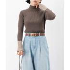 ショッピングハイネック ニット セーター LC/LLL ラメMIXハイネック レディース