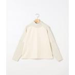 ショッピングタートルネック tシャツ 「セットアップ対応」スエード×リブドルマンスリーブプルオーバー レディース