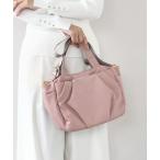 ショッピングカジュアルトート トートバッグ 「撥水/2WAY」タックデザイントートバッグ レディース