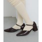 ショッピングストラップ パンプス クロスストラップパンプス