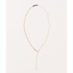 ネックレス 「別注」「EO/イオ」PEARL/RED TIGER EYE CHAIN NECKLACE レディース