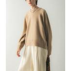 ショッピングニットタイ ニット セーター カシミヤ強縮クルーネックニット レディース