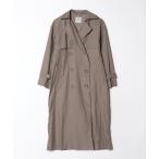 「NANO universe」 トレンチコート 36 グリーン レディース