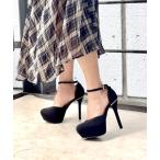パンプス 「R＆E」ハイヒールセパレートストラップパンプス