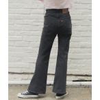 「Levi's」 ブーツカットデニムパンツ 26inch ブラック レディース