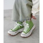 「CONVERSE」 ハイカットスニーカー 23.5cm グリーン レディース