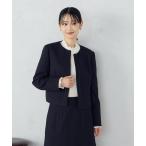 ショッピングラメ ジャケット ノーカラージャケット 「セットアップ対応」ラメツイード ジャケット レディース