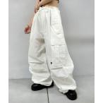 [WHO'S WHO gallery] брюки-карго FREE белый женский 