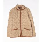 「LAVENHAM」 キルティング中綿ジャケット 36 ベージュ レディース