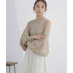 [NANO universe] вязаный ансамбль FREE бежевый женский 