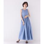 「MARIHA」 ノースリーブワンピース フリー ライトブルー レディース