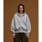 「soerte」 ジップアップパーカー 1 グレー メンズ