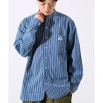 ショッピングバンド シャツ 「GEVACO/ゲバコ」起毛バンドカラーシャツ メンズ