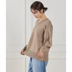 ショッピングair ニット セーター Vネックニットプルオーバー「Melty air organic cotton」 レディース