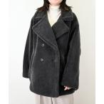 ピーコート pコート ボアミドルコート レディース