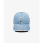キャップ 帽子 ウォッシュドデニムワンポイントキャップ レディース