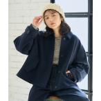 ブルゾン アウター 限定展開 ウーリー ショートブルゾン レディース