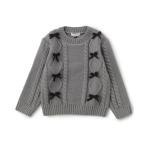 ショッピングリボン ニット セーター 「ジュニア対応」カラバリリボンニットトップス キッズ 子供服 女の子