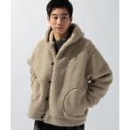 コート ジャケット 「Gymphlex(ジムフレックス)」ボアフーデッドジャケット メンズ