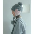 ニット帽 ニットキャップ ハートモチーフ ニットキャップ / 帽子 / キッズ キッズ 子供 女の子