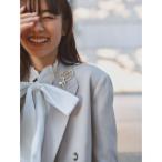 ブローチ 「セレモニー」フェイクパール ライン ブローチ レディース